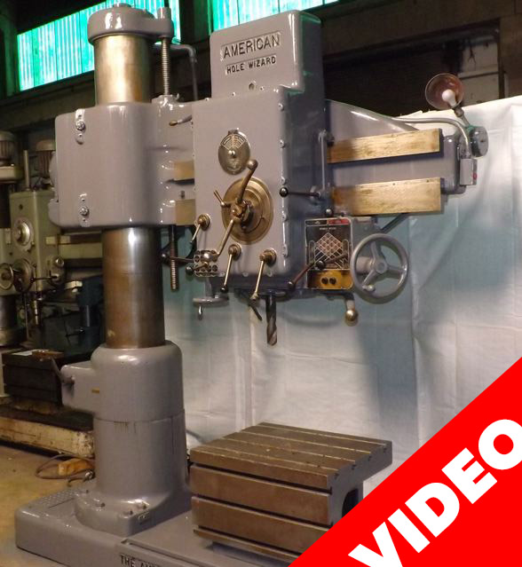 13" x 48" (4') AMERICAN ... RADIAL DRILL